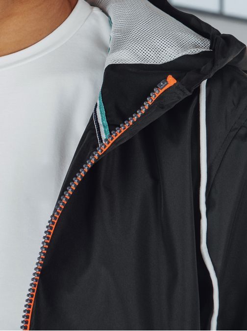 Jedinečná prechodná čierna bunda