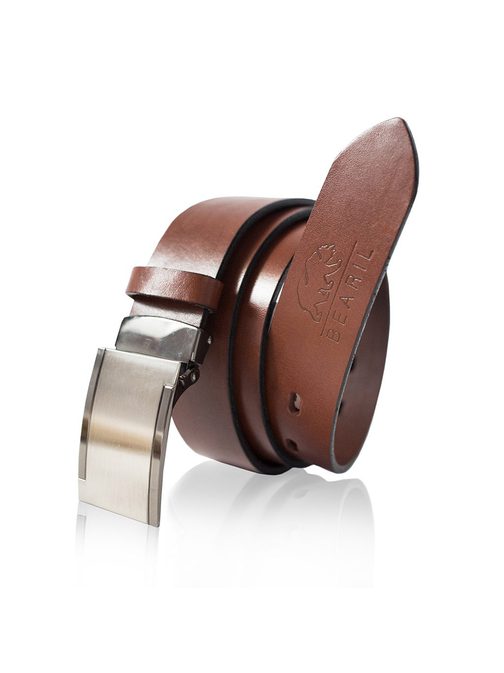 Tmavo-hnedý pánsky opasok Bravos