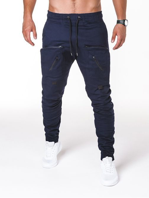 ORIGINÁLNE JOGGER NOHAVICE TMAVO MODRÉ P705