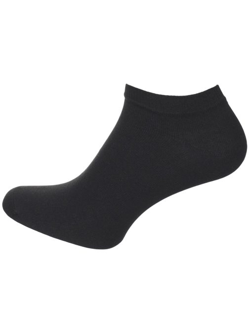 Členkové čierne bambusové ponožky