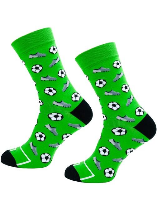 Farebné pánske ponožky Futbal