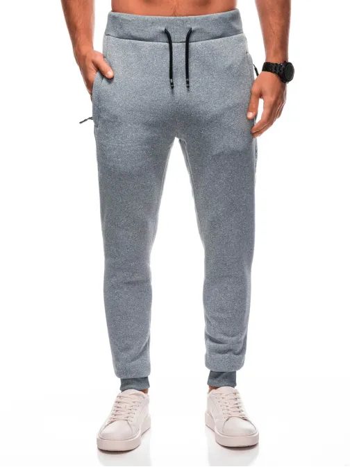 Šedé jedinečné tepláky P1497