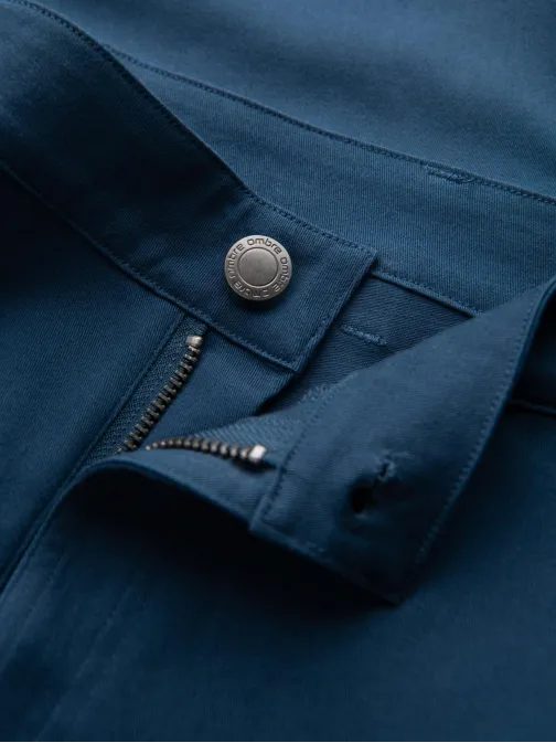 Trendové tmavomodré pánske joggery V1 PACG-0204