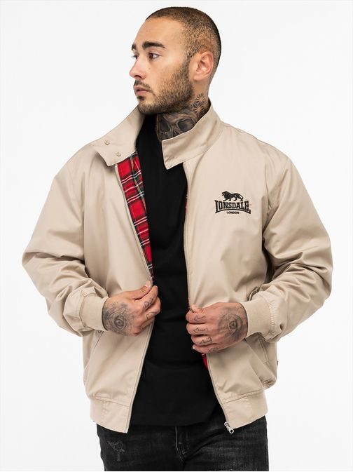 Pánska béžová bunda CLASSIC Lonsdale