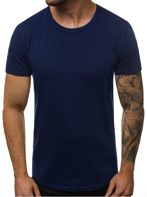 Granátové jednoduché tričko O/1208Z