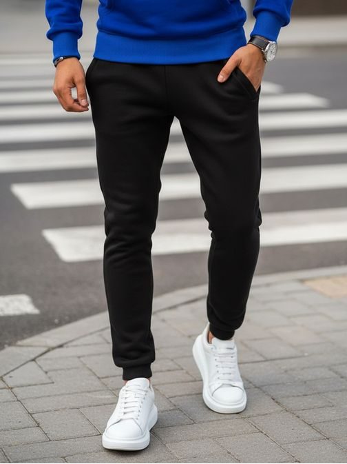 Trendy pánska tepláková súprava modro-čierna