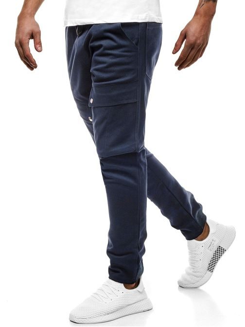 TRENDY PÁNSKE JOGGERY GRANÁTOVÉ A/1003