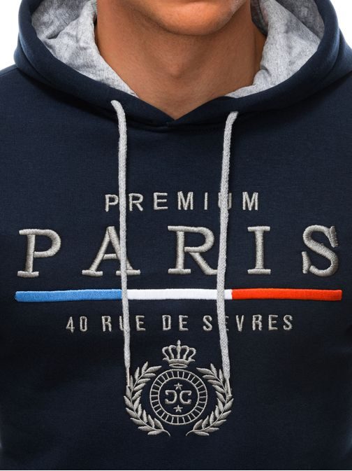 Granátová mikina Premium Paris B1380