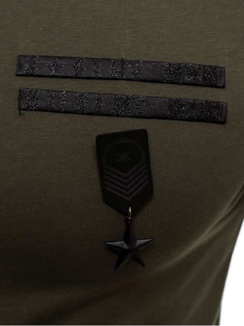 Khaki tričko v army nádychu BREEZY 371T