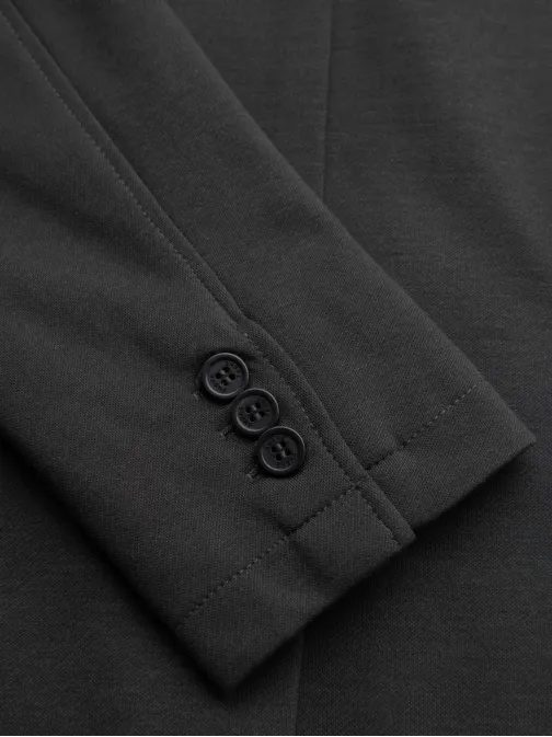 Grafitové športové slim fit sako V1 M165