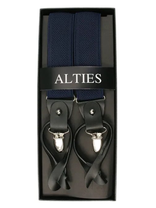 Tmavomodré pánske traky Alties