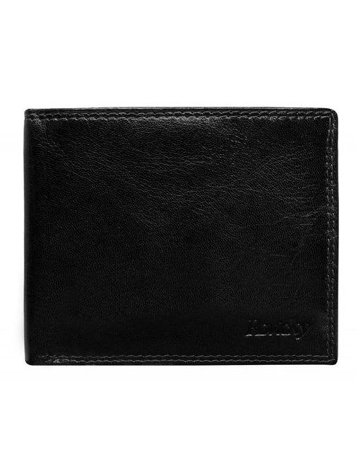 Čierna kožená peňaženka ROVICKÝ