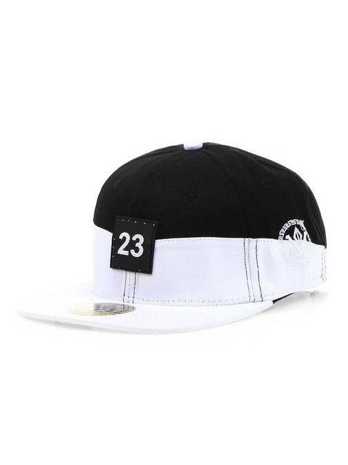 Čierno-biela snapback šiltovka