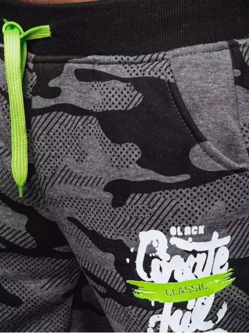 Antracitové tepláky v pohodlnom prevedení