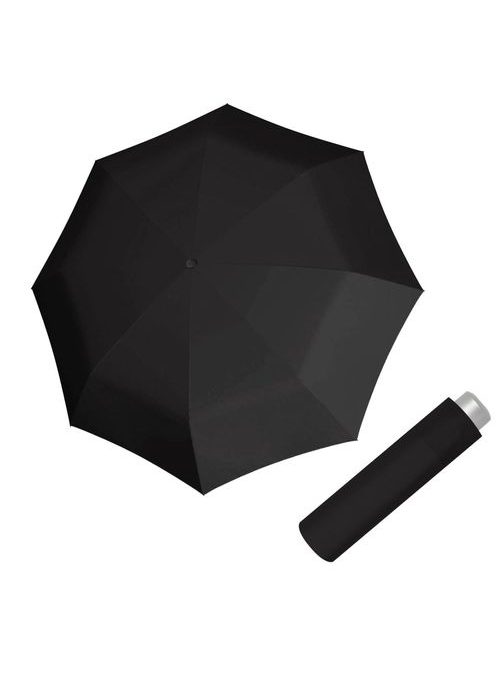 Mini light pánsky skladací dáždnik čierny