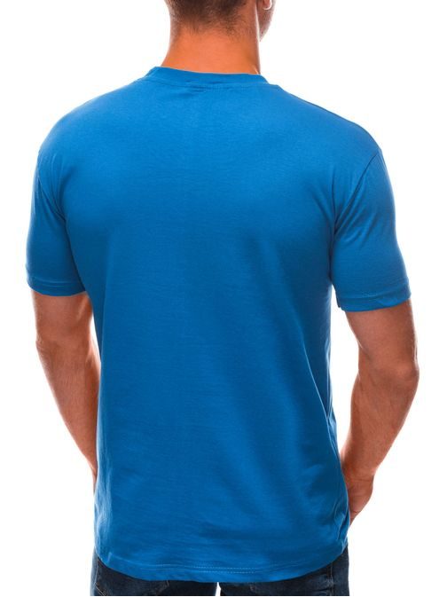 Tmavo-modré zaujímavé tričko Life S1501