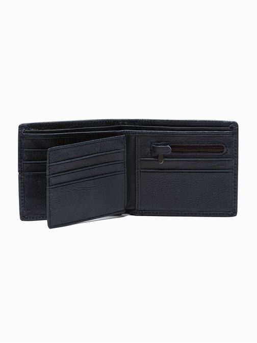 Granátová kožená peňaženka A793