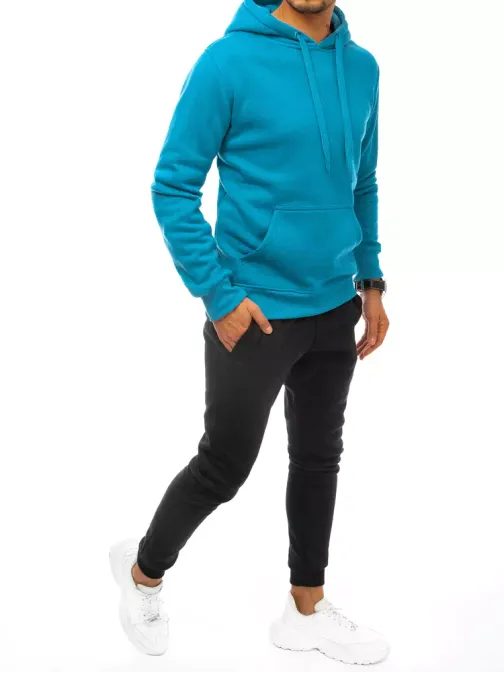 Pohodlná nebesky-čierna tepláková súprava