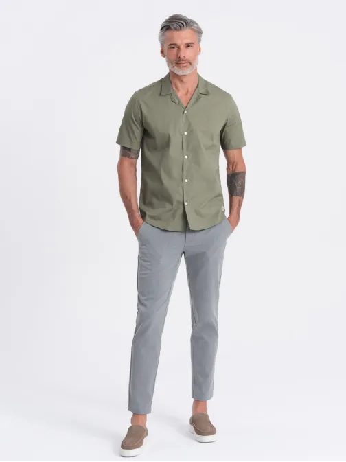 Kubánska khaki košeľa V4 SHSS-0168