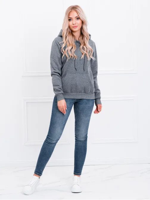 Dámska mikina v tmavošedej farbe TLR002
