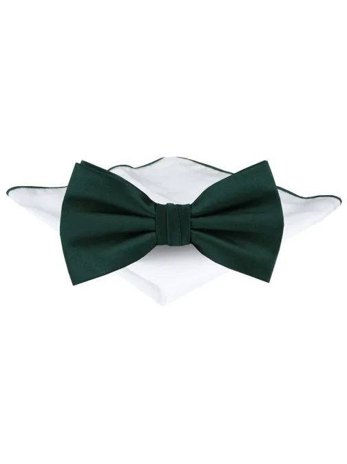 Elegantný tmavozelený pánsky motýlik