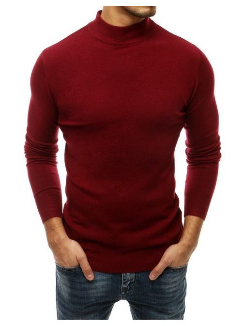 Hrejivý bordový sveter
