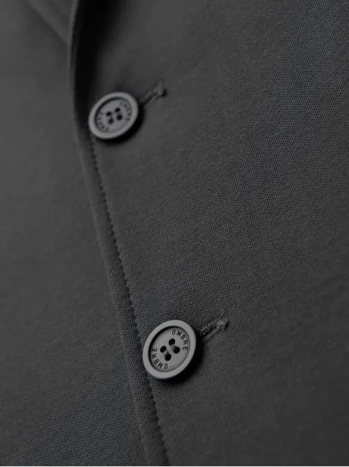 Športové grafitové slim fit sako  V1 BLZB-0101