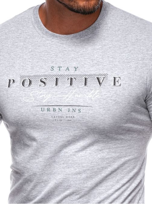 Šedé tričko s nápisom S2000