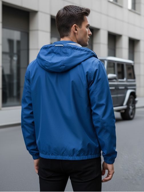 Jedinečná prechodná modrá bunda