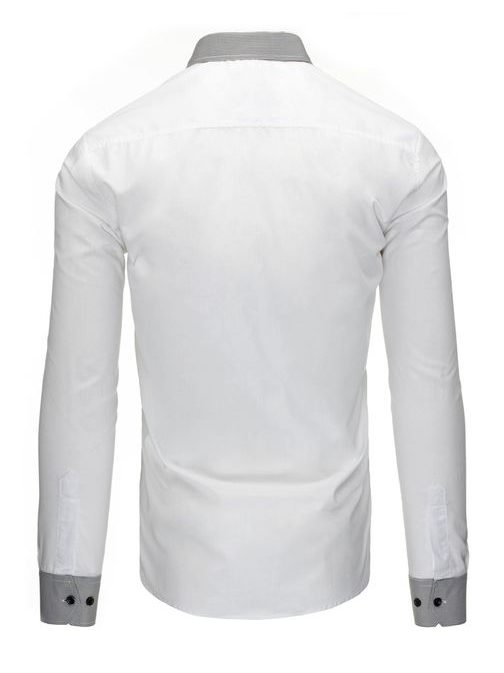 Biela pánska košeľa slim fit strihu