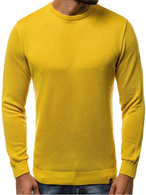 Pánsky žltý sveter  B/2433