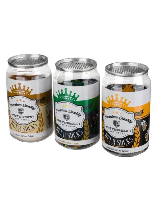 Set ponožiek v plechovke pivo (3 páry)