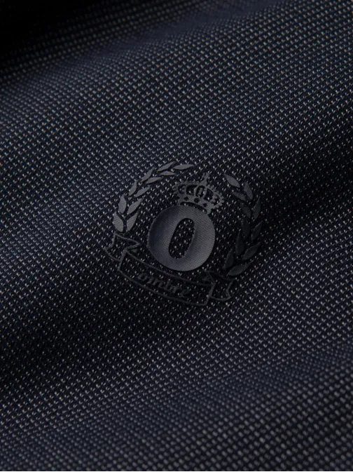 Trendy tmavo modrá bomber bunda V1 JANP-0153