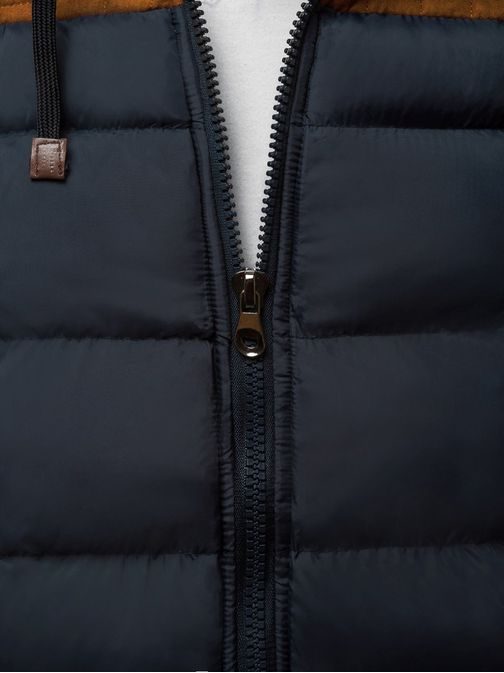 Pánska granátová vesta s kapucňou O/5382Z