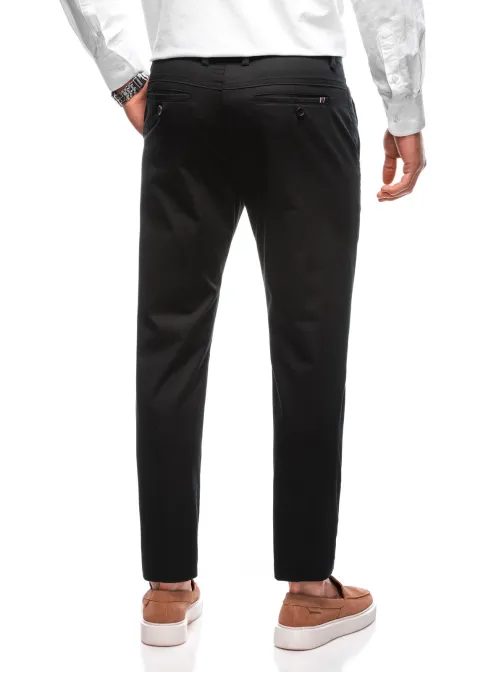 Čierne chinos nohavice P1475