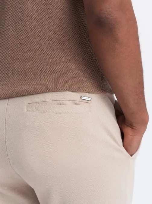 Béžové chinos nohavice V2 PACP-0168