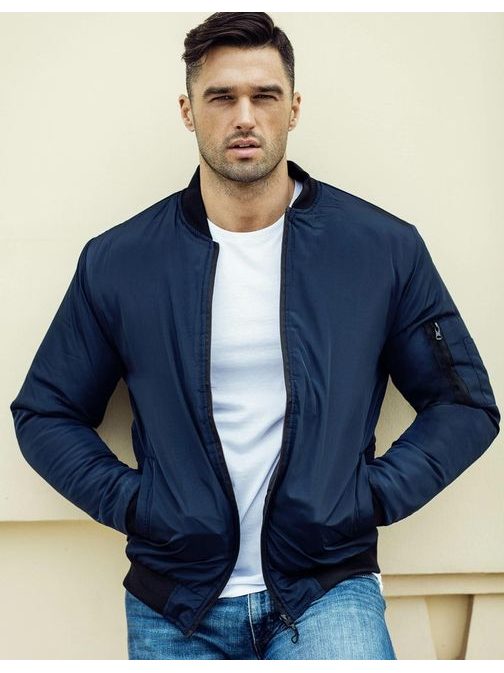 Trendová granátová bomber bunda