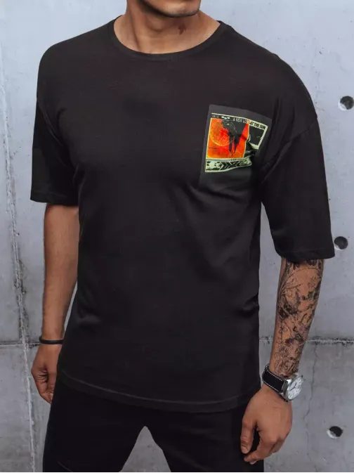 Originálne čierne tričko s potlačou