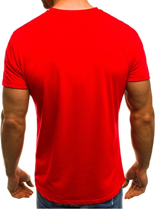 Červené tričko Super Hot 23 OZONEE JS/SS241