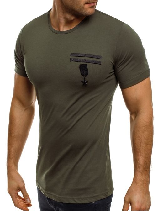 Khaki tričko v army nádychu BREEZY 371T