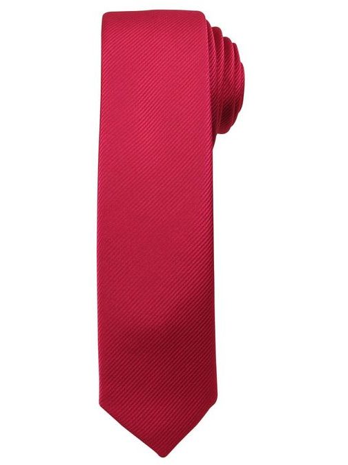 Rubínovo-červená pánska kravata