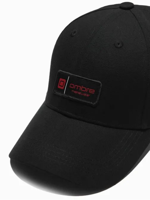 Čierna šiltovka s nášivkou V1 ACCS-0103