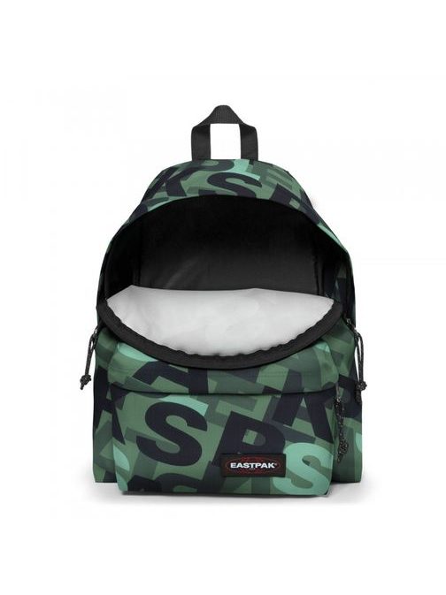 Mestský zelený ruksak Eastpak Padded Pak'r Letter