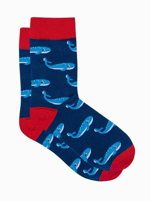 Granátové ponožky Veľryba U187