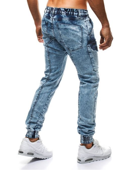 Trendové pánske džínsy OTANTIK 191-10 jasno-modré