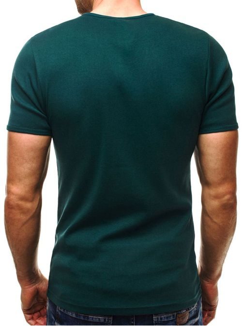 Pohodlné tmavo zelené tričko 2112