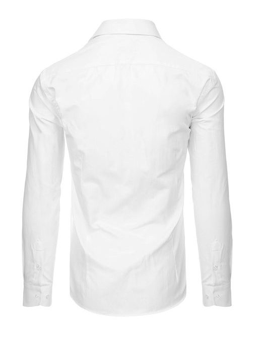 Jednoduchá biela elegantná košeľa