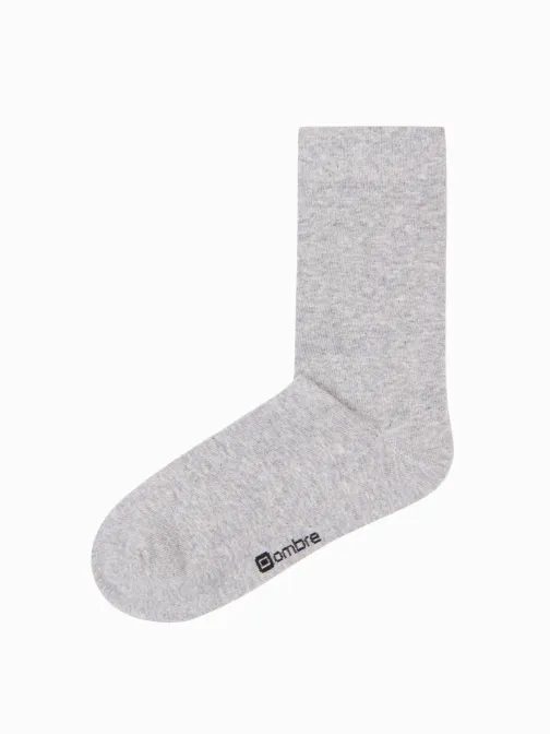 Štýlové šedé ponožiek V3 SOLS-0101 (3 ks)