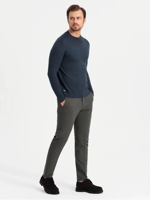 Trendy tmavo modrý polorolák V4 SWTN-0125