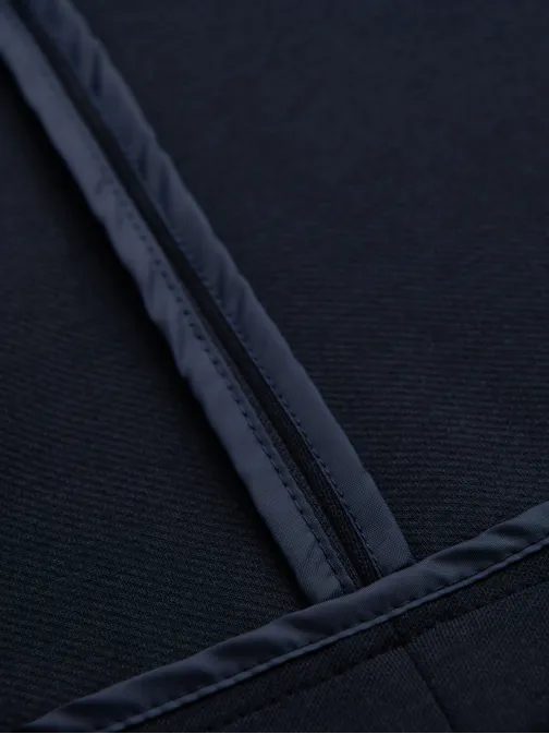 Tmavomodré športové slim fit sako V3 M165